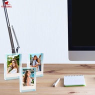 3Pcs Acrylic Mini Picture Frame for Desk Decoration Portable Film Photo Frame for 2.1x3.4 inch Photo
