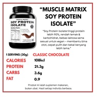 MUSCLE MATRIX SOY PROTEIN ISOLATE 900g