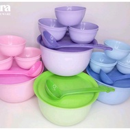 Laura Fruit Soup Bowl Set Cutlery Set