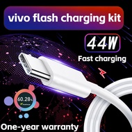 For VIVO 44W Super fast charging Adapter 6A USB-Type-C Fast Cable With flash charger 86% full in 30 
