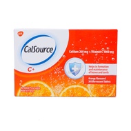 CalSourse (Calcium 260mg + Vitamin c 1000mg) Orange Flavoured Effervescent Tablets 30's