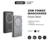 MOSS Power MagCharge Wireless Magnetic Power Bank (20W PD/10000mAh/15W)