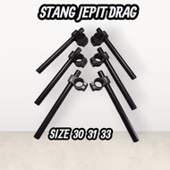 Drag Clip-on Handlebars pnp Ninja R, Ninja Rr, Vixion Old, Vixion New, Cb, King Throttle Grip Motorc