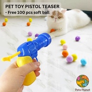 Pet Toy Pistol | Cat Dog Teaser Gun | Outdoor Indoor Cat Dog Toy | Cat Soft Ball | Cat Gun | Cat Int