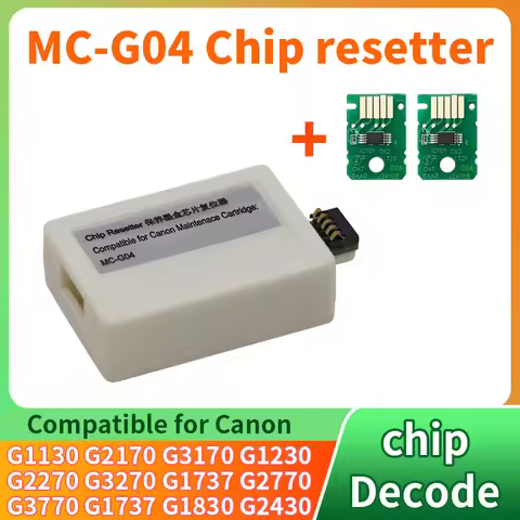 MC-G04 Maintenance cartridge chip resetter For Canon G1130 G2170 G1737 G1830 G2430 G3170 G1230 G2270