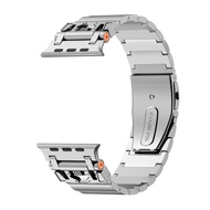 Dây đeo kim loại cho Apple Watch Ultra 3 2 49mm bằng thép không gỉ dành cho iWatch Series 11 10 9 8 