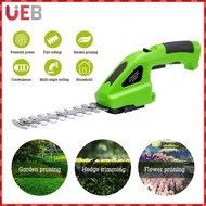 2 in 1 Cordless Electric Hedge Trimmer 2000mAh Battery Cordless Grass Shear Handheld Hedge Trimmer G