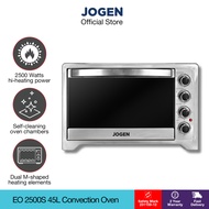 JOGEN EO 2500S 45L Self Cleaning Convection Oven 2500W Bake Roast Grill 2 Year Warranty
