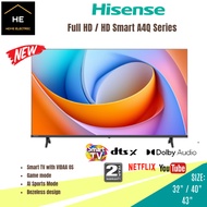 *NEW* Hisense Smart TV VIDAA OS Full HD LED TV A4Q Series 43" 40" 32" / 43A4Q 40A4Q 32A4Q / LED TV /