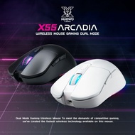 Wireless Mouse Gaming Dual Mode 'ARCADIA' NUBWO-X55 White