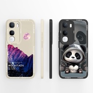 Phone Case For Vivo Y400 Pro 4G 5G Casing Lovely Panda Silicone Camera Protection Cover For Vivo Y40