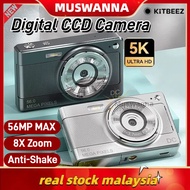 KiTBEEZ✨56MP Ultra HD Camera Digital Camera CCD Camera Vedio Recorder 8x Zoom Autofocus Retro Digita