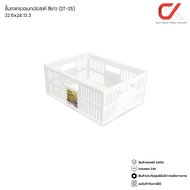 KEYWAY Model DT-25 Multipurpose Basket Grid Shelf White (Size 32.5 x 24 x 13.3 cm)