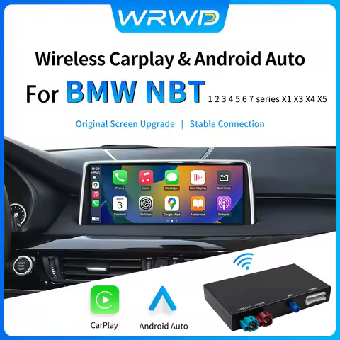 Wireless CarPlay Android AUTO for BMW NBT/CIC System 1 2 3 4 5 6 7 Series X1 X3 X4 X5 X6 MINI E60 E8