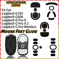 Teflon Mouse Feet Glide Logitech Foot Stickers | Mouse Feet For Logitech G102 G304 G Pro Wireless G 