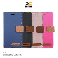 XMART BlackBerry KEY2 LE Twill Casual Leather Case