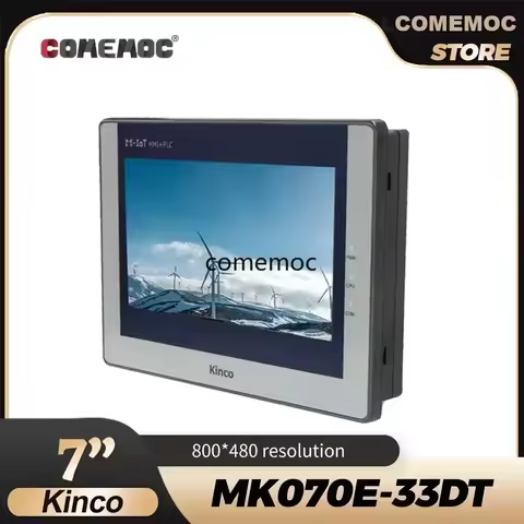 Kinco IoT MK070E-33DT HMI PLC All in One 7 Inch Touch Screen with Programmable Controller Integrated
