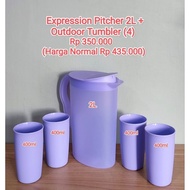 Expreshoon Pitcher 2L with outdoor Tumbler 4pcs tupperware