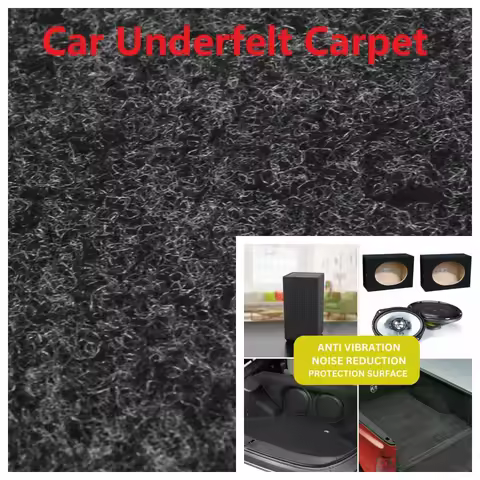 GREY Car Sound Noise Proof Floor Mat Underfelt Underlay Underpad Acoustic Carpet For RV Truck Boat S