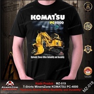 2026 fashion T-shirts Minerszone Komatsu Excavator Pc-4000/komatsu/t-shirts Komatsu/komatsu T-shirts