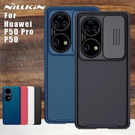 Nillkin for Huawei P40 P50 honor 50 pro case armor camshield back cover cases for Huawei P50