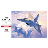 Hasegawa 07245 US Air Force F-22 Raptor fighter jet (1/48)