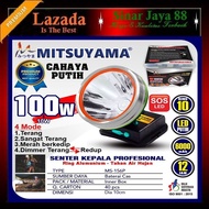 Senter Kepala Jumbo Mitsuyama 100 Watt Cahaya Putih MS-156P