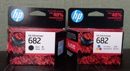 HP 682 Black+682Tri-color PACK ดำ+สี แท้ศูนย์+ของใหม่คุณภาพ100%HP Deskjet IA2337,2775,2776,2777,4175,6075,6475