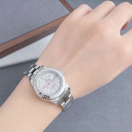 Rolex Yacht Celebrity Series Stainless Steel Platinum Ring Automatic Mechanical Watch Women's Watch169622 Rolex