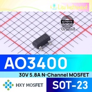 AO3400 30V 5.8A Single N-Channel MOSFET 3400 A09T SOT-23 HXY