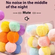 Kitty Toy Pet Self-Happy Boredom Relief Handy Tool Interactive Bite-Resistant Mute Plush Ball Elasti