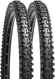 YUNSCM 2-PCS 24" Mountain Bike Tires 24x2.125/57-507 Compatible with 24x2.0 24x2.10 24 x 2.125 24x2.
