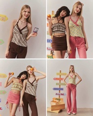 PULI PULA STRIPE  SET (SKIRT AND PANTS)