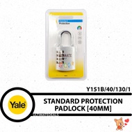 YALE  Y151B/40/130/1 Standard Protection Resettable Combination Padlock - 40mm