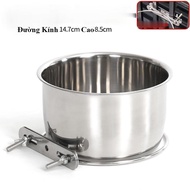 304 Stainless Steel Feeder (8,5cm) Weasel Feeder Dog Bowl Cat Bowl Civet Bowl Weasel Bowl