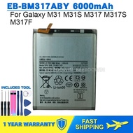 For Samsung Galaxy M31 M31S M317 M317S M317F EB-BM317ABY Replacement Battery