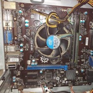 MSI H81M-E33 SOCKET 1150 主板 + 背板 ONLY. 不包括圖中其他配件.