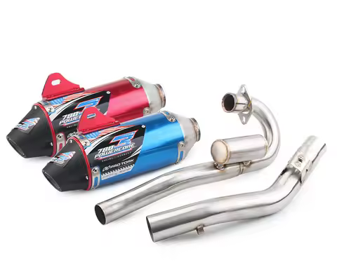Motorcycle Exhaust Pipe Full System For Honda CRF150F CRF230F CRF150 CRF230 Off-Road Complete Exhaus