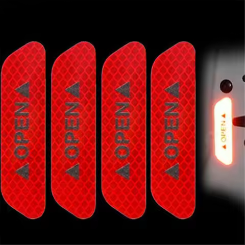 4pcs Car Reflective Tape Warning Mark for BMW 3-series M240i M140i Z4 X5 X4 X2 X3 530i 128i i8