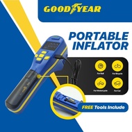 Goodyear GY-2222 Wireless Portable Small Digital Tire Pressure Detection Inflator Pump for Car Bike 