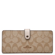 COACH Long Wallet Signature/leather Slim Wallet