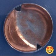 [壓打錯體－評分64] 無年份 美國林肯一仙美金 硬幣一枚