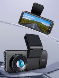 JIABOER M12 行車記錄器超高清 DVR 雙鏡頭車載攝影機 2K 內建 GPS 24 小時停車 1440P 汽車駕駛車輛錄影機支援 5G WIFI APP