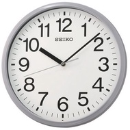 [Powermatic] Seiko Grey Case White Dial Analog Wall Clock Minimalistic QXA756N QXA756