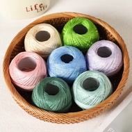 No. 6 Lace Thread Strong Twist Lace Thread Pure Cotton Crochet Thread Lace Thread Handmade diy Wool 