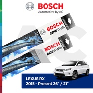 BOSCH AEROTWIN PLUS WIPER SET FOR LEXUS RX 2015-PRESENT (26"/21")