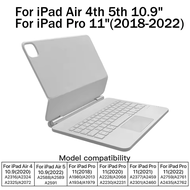 Wireless Bluetooth Backlit Keyboard For iPad Pro 11 2018-2022 Multi-Touch Tablet Hebrew Arabic Spani