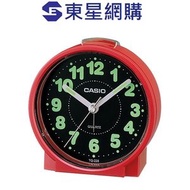 Casio - 鬧鐘 TQ-228-4 紅框黑底 圓形桌上型