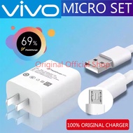 Vivo Charger Original Fast Charger Micro Usb For Android Charger Adapter Set V8 Cable y11 y91 y20i y