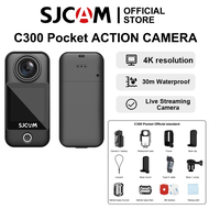 Sjcam Combo máy ảnh thể thao màn hình kép Mini chống nước C300 30M camera ngón tay cái Wifi 4K vlog